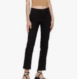 Pristine FRAME Black Le high straight jeans denim 28